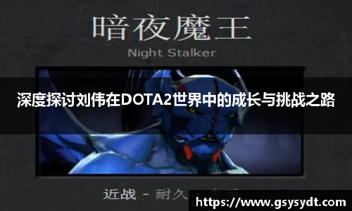 深度探讨刘伟在DOTA2世界中的成长与挑战之路