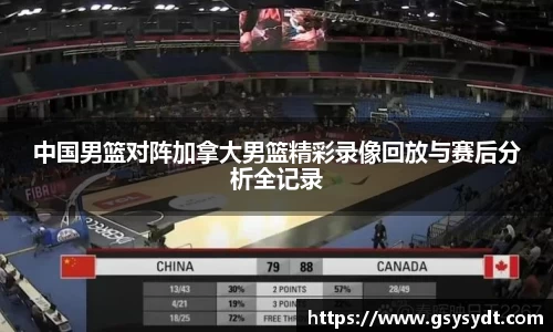 中国男篮对阵加拿大男篮精彩录像回放与赛后分析全记录